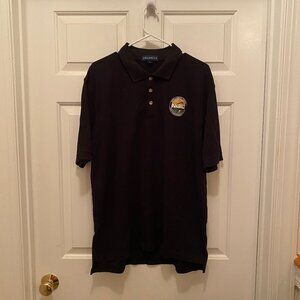 National Ground Intelligence Center NGIC Short Sleeve Black Polo Shirt Large